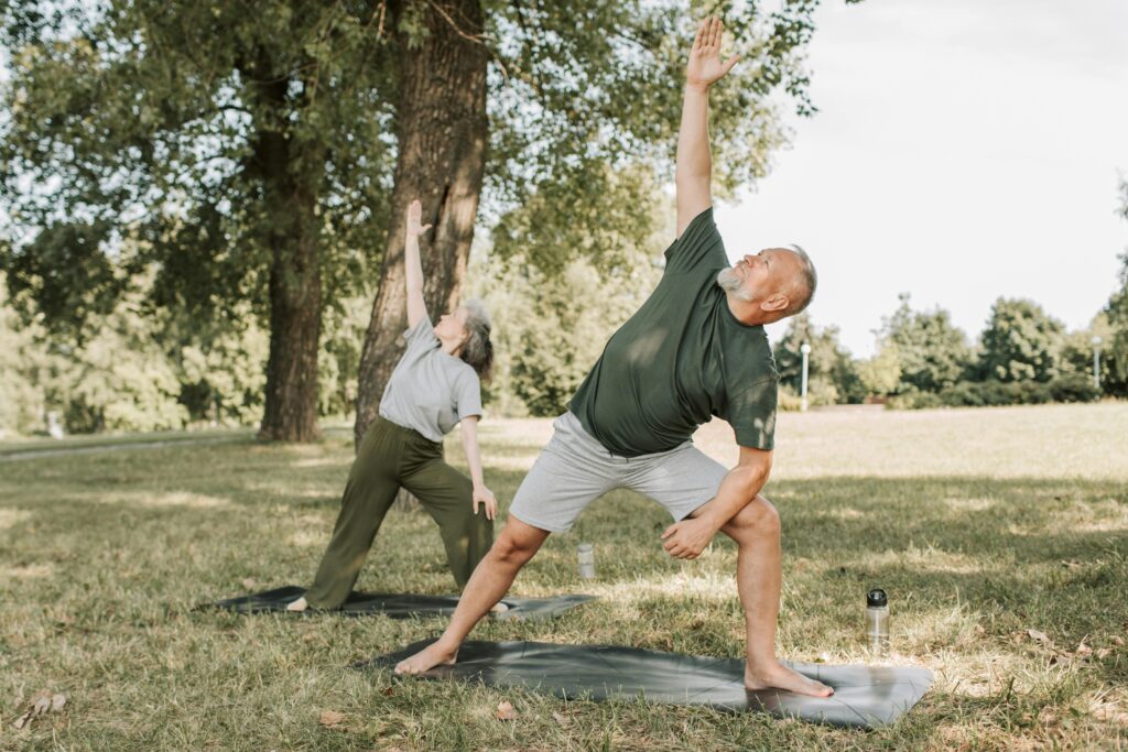 Runner improving flexibility and recovery with TB-500 peptide therapy