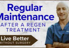 Live Better Without Surgery Regular Maintenance After OrthoBiologics